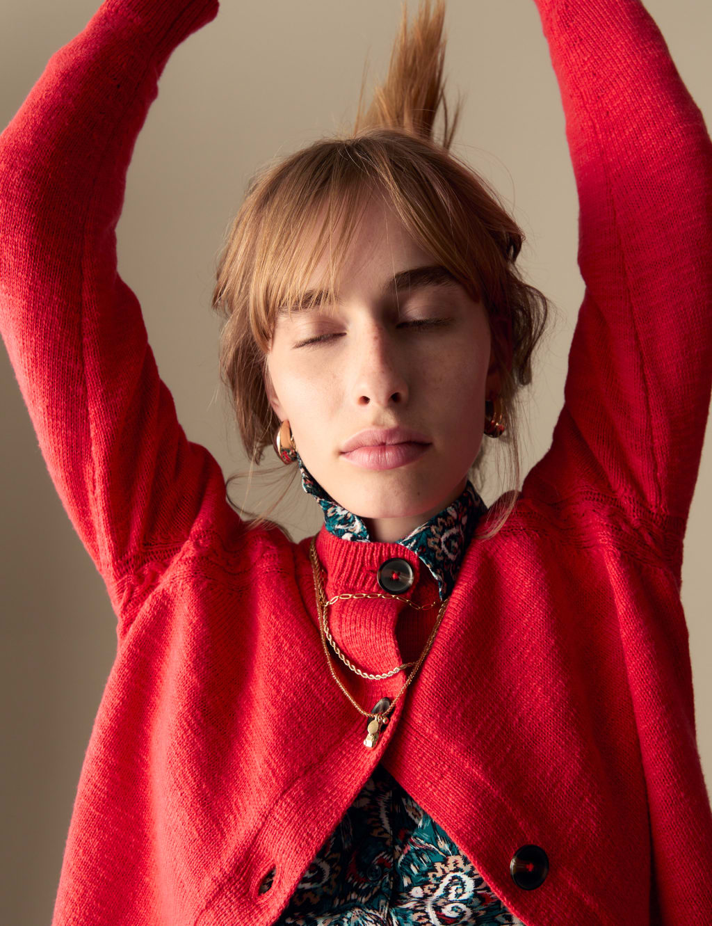 Red Jumpers Cardigans at M S