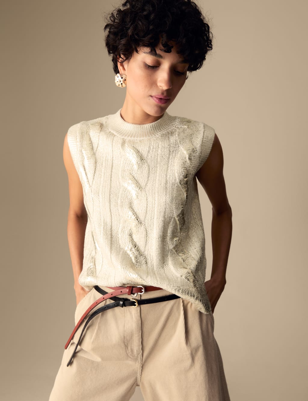 Sleeveless Jumpers Cardigans at M S