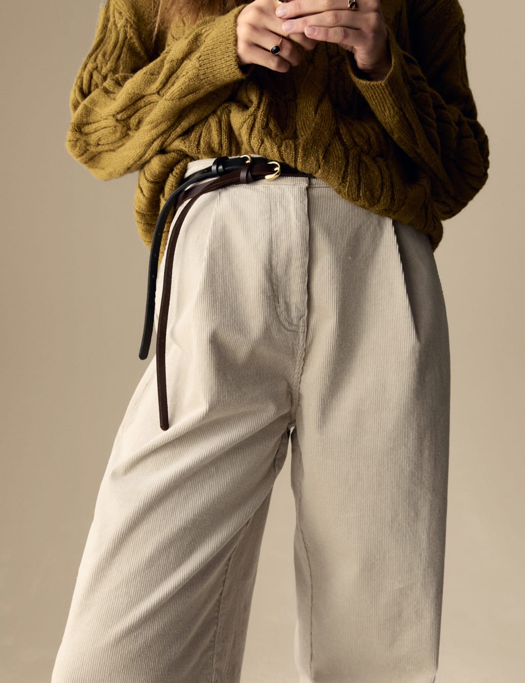 Page 2 Women s Cotton Trousers at M S IE