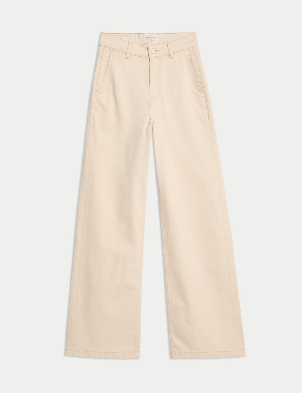 High Waisted Wide Leg Jeans with Lyocell