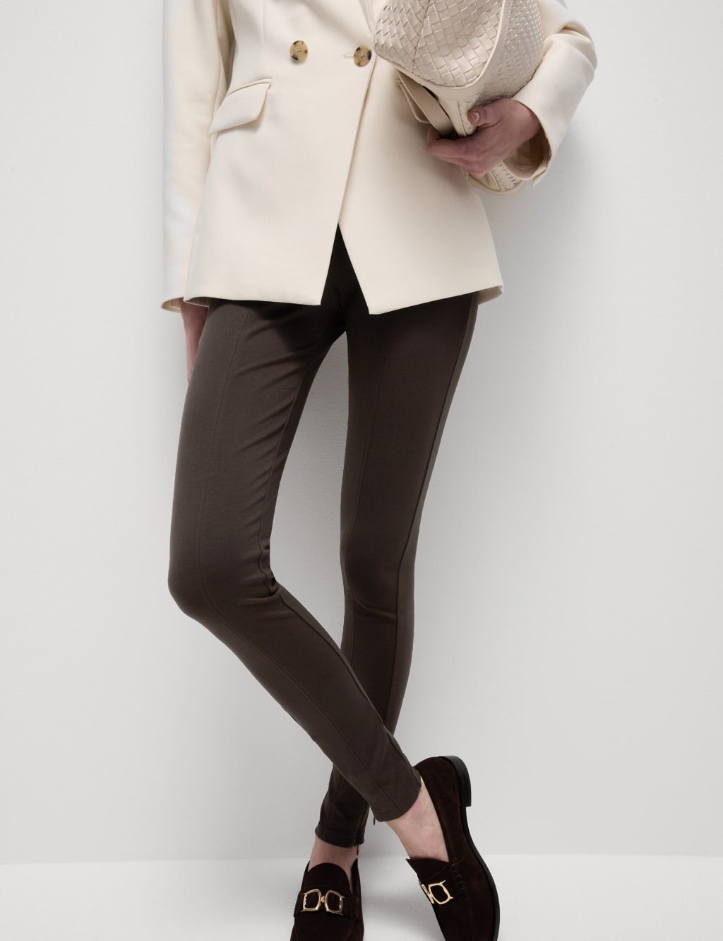 Kohls brown leggings online