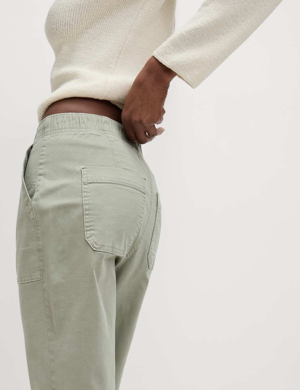 Cotton Blend Slim Fit Joggers