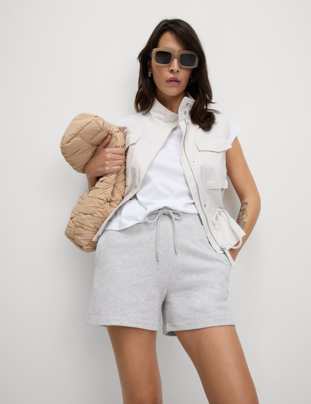 Cotton Rich Jersey Jogger Shorts