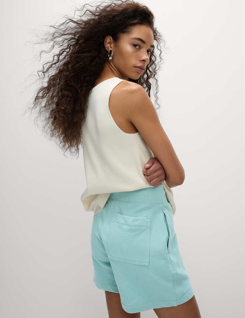 Cotton Rich Jersey Jogger Shorts