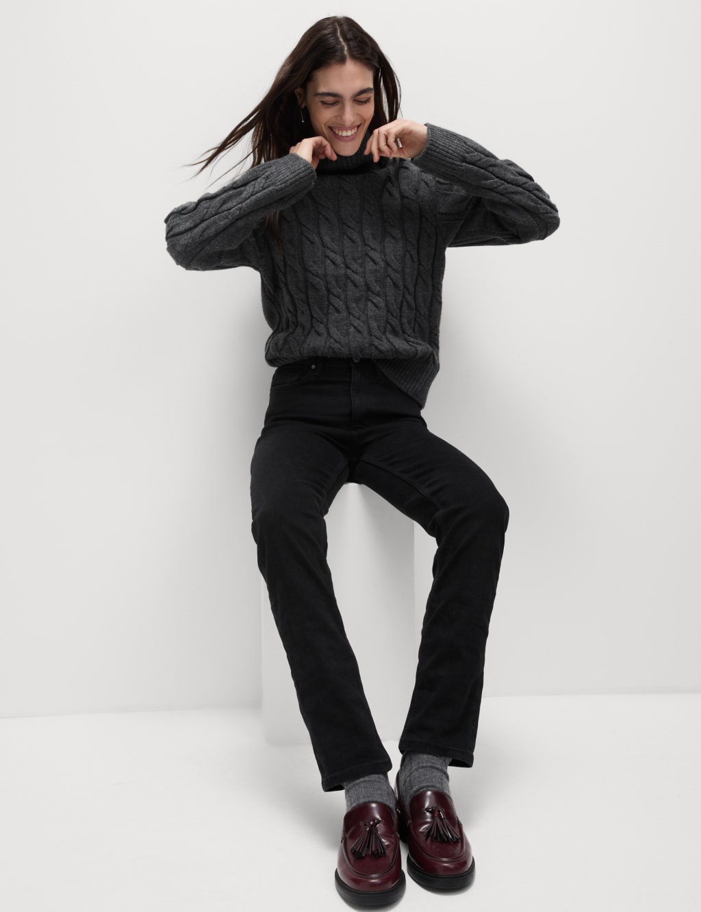 BY MALENE BIRGER Pantaloni Donna Grigio Cotone Casual (IT 38, EU 34