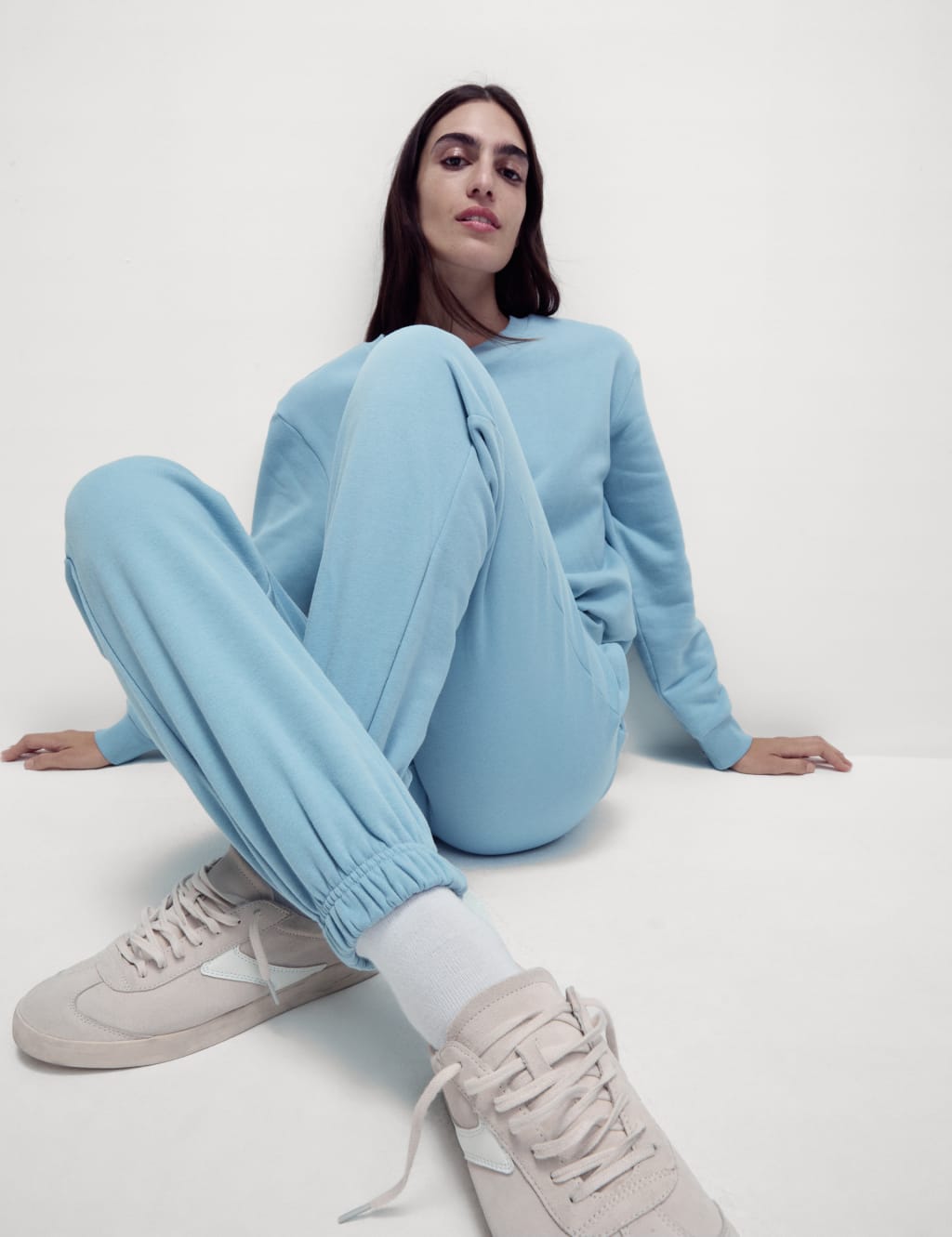 Blue joggers womens sales