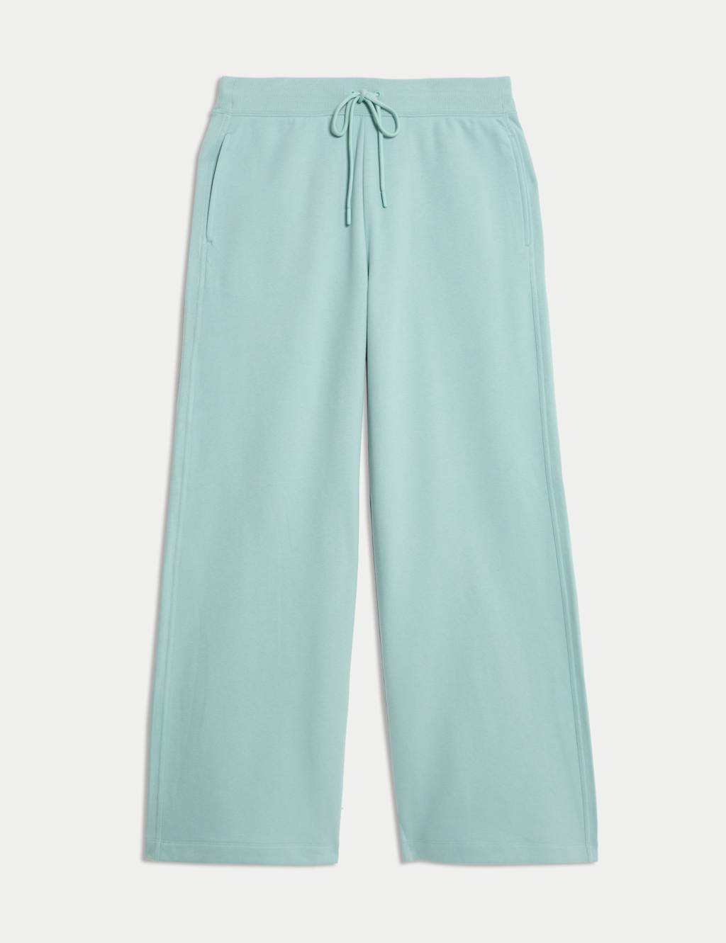 Cotton Rich Brushed Wide Leg Joggers