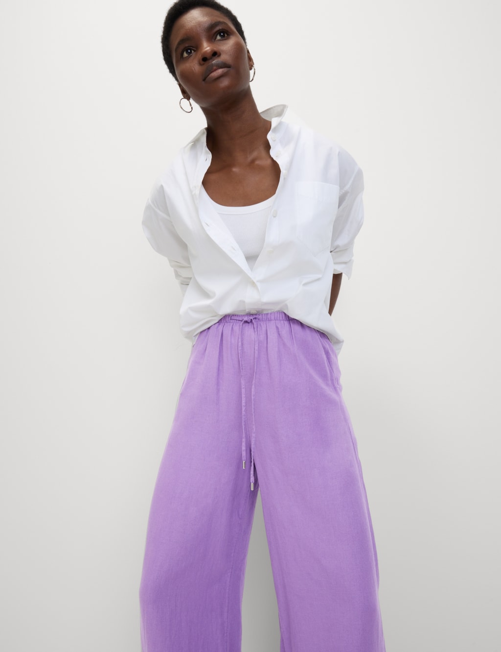 Women s Purple Trousers at M S