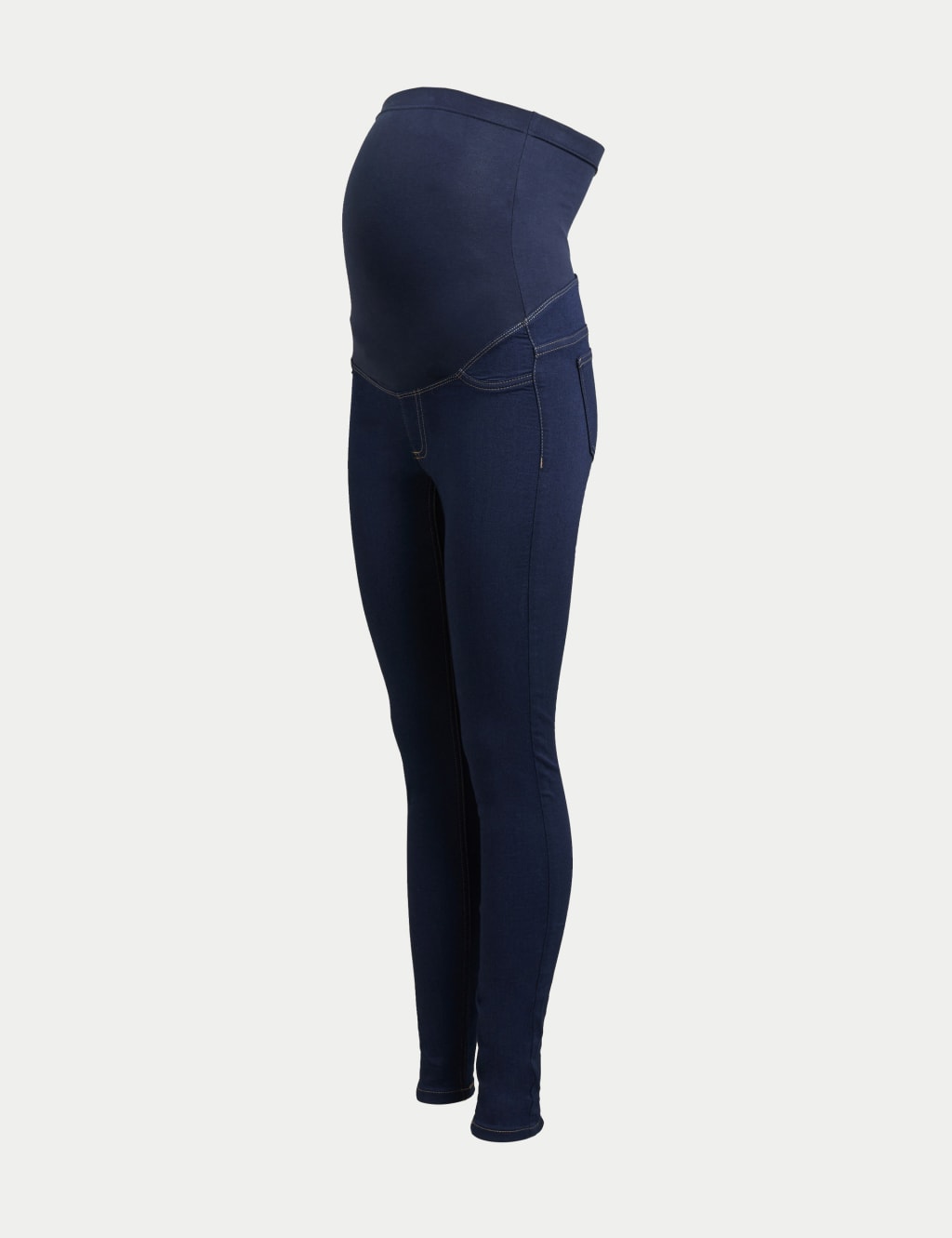 M&S Maternity Over Bump Jeggings Indigo Mix