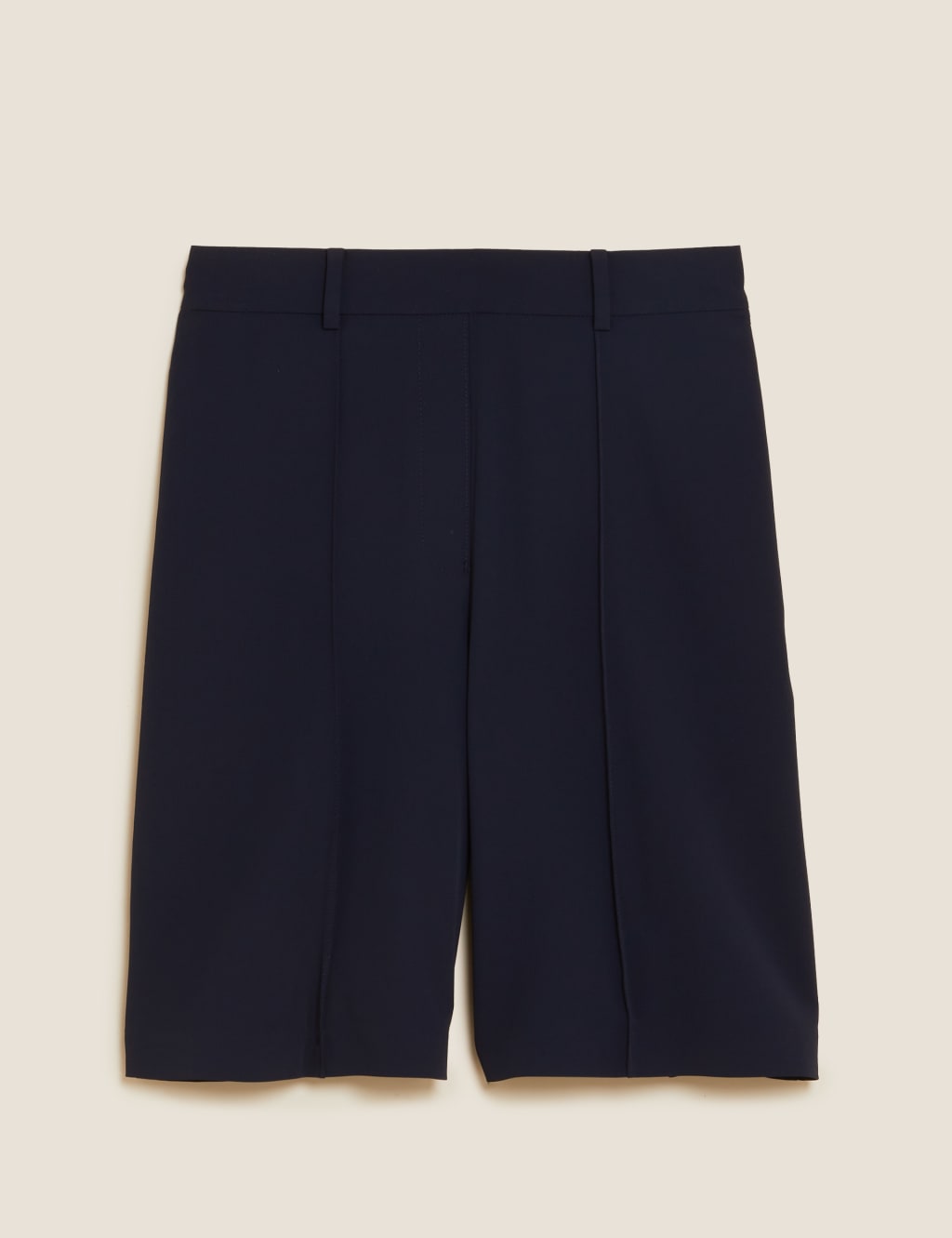 M&S Twill Bermuda Shorts Navy
