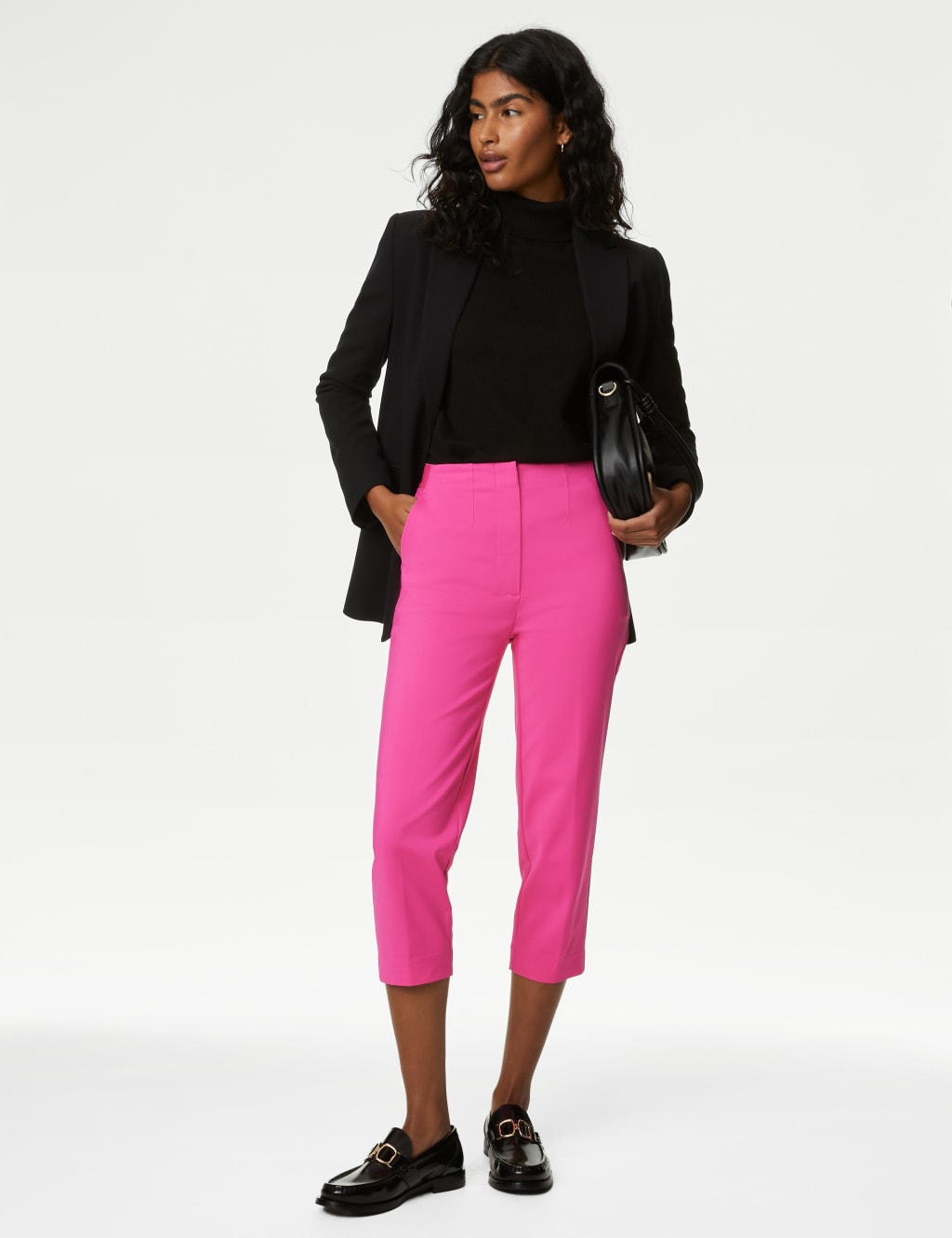 Cropped fit pants online