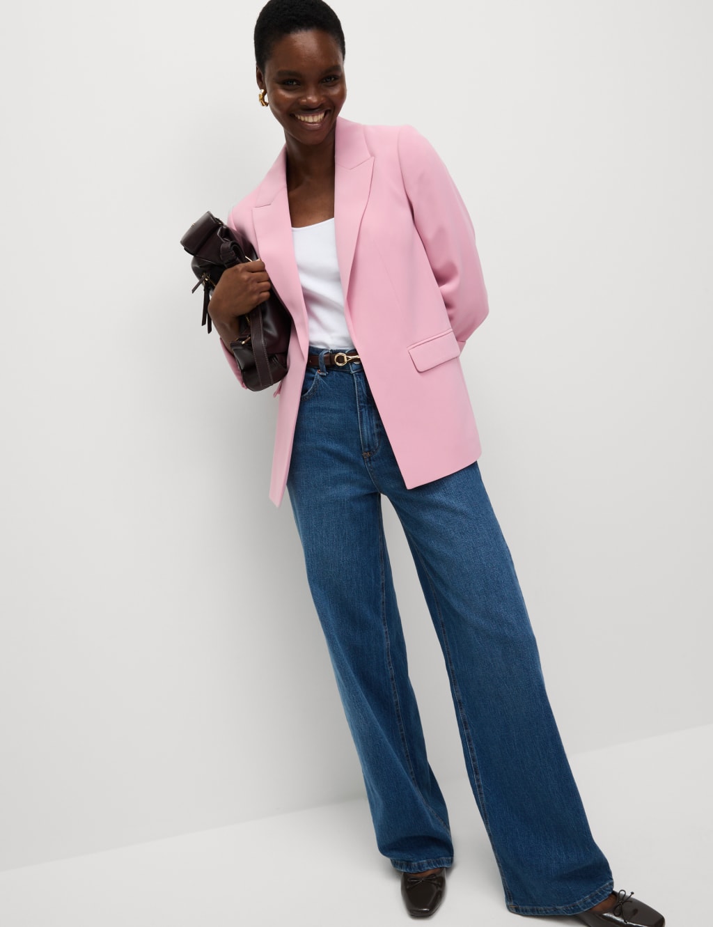 Relaxed Single Breasted Blazer