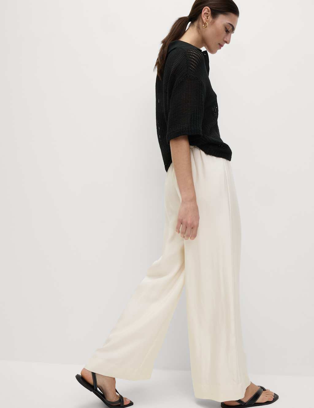 Wide Leg PalazzoTrousers
