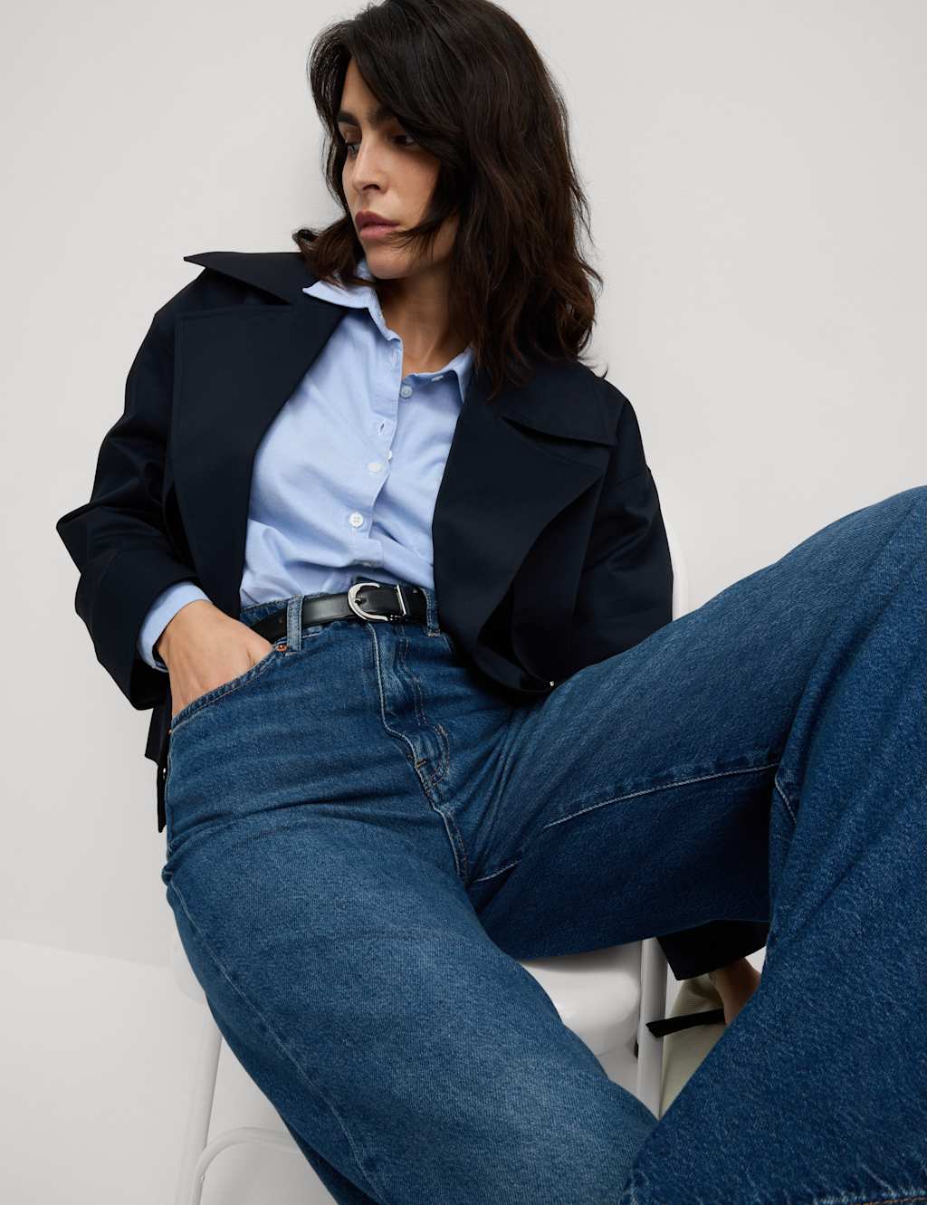 Cotton Rich Short Trench Coat