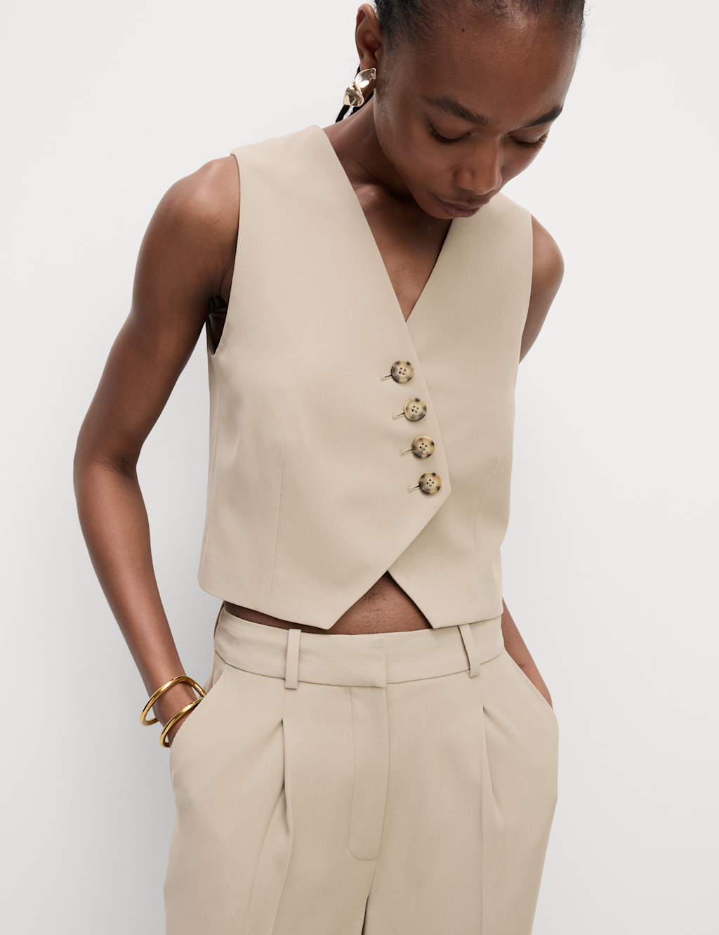 Tailored Asymmetric Waistcoat