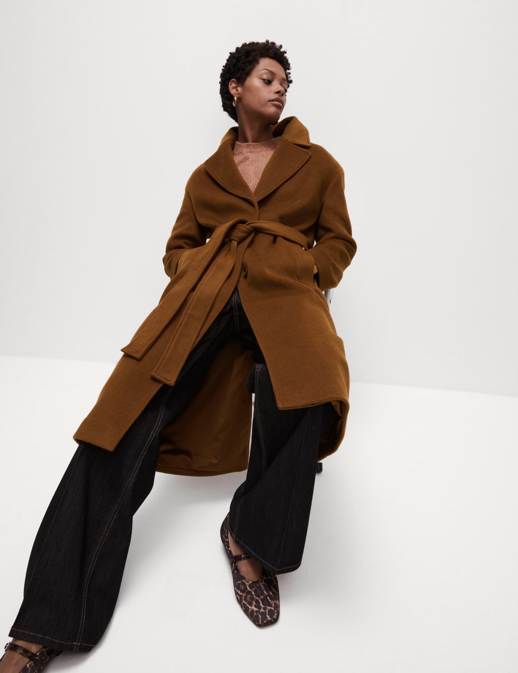 Plus size wrap jacket top