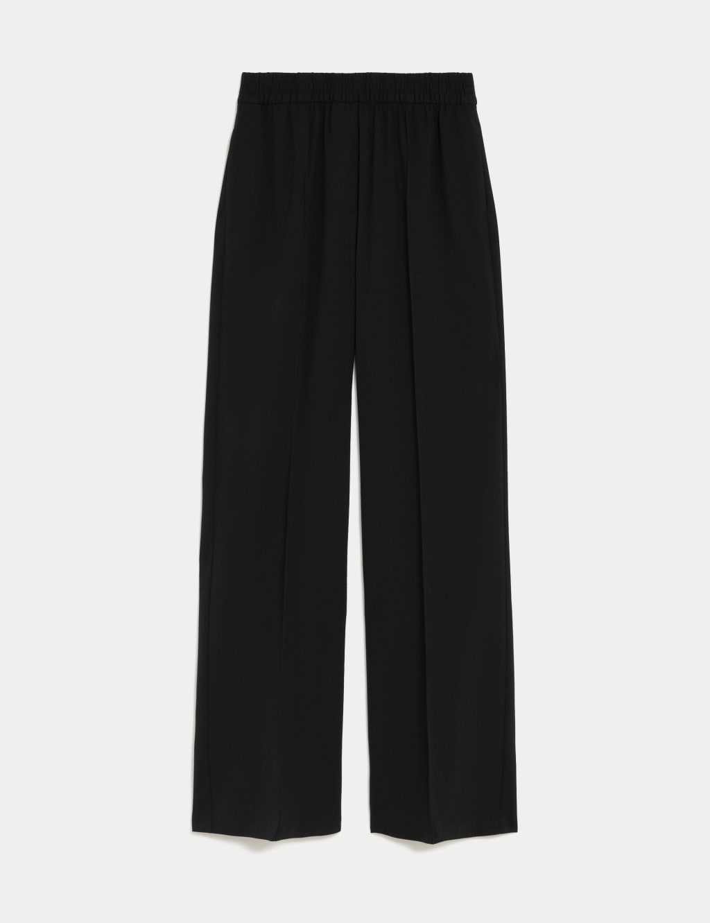 M&S Wide Leg Trousers Black