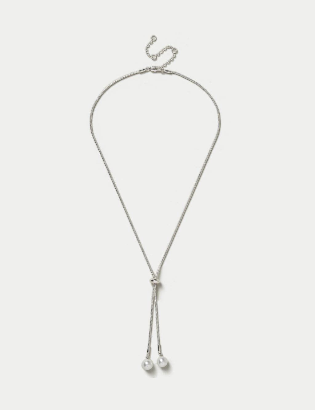 Pearl Lariat Necklace