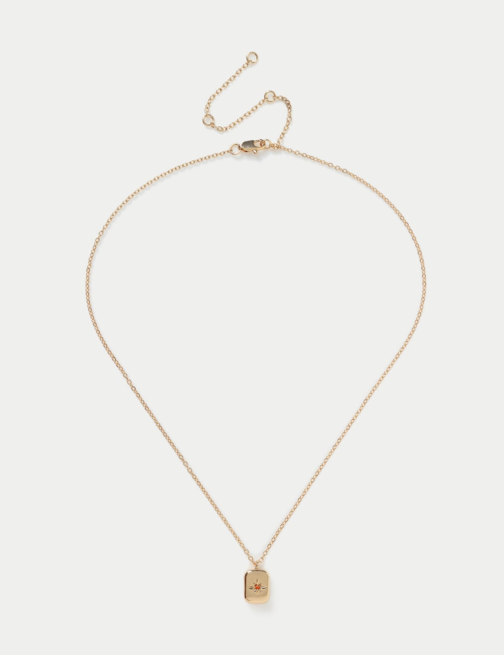 14ct Gold Plated July Birthstone Necklace