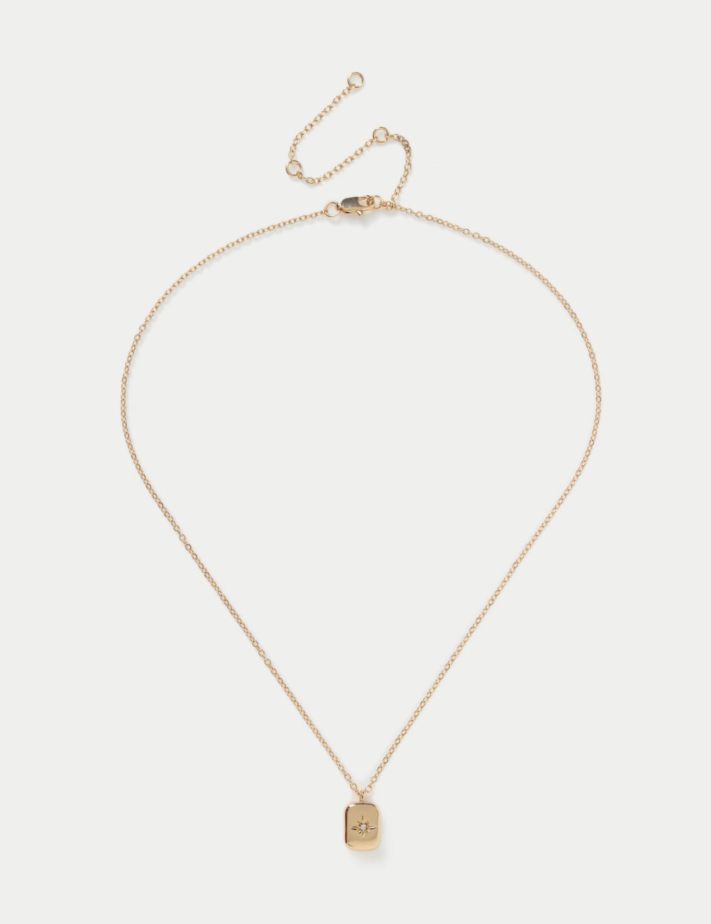 14ct Gold Plated April Birthstone Necklace