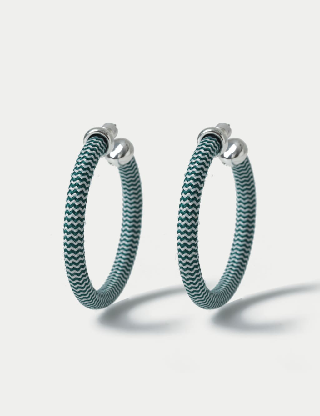 Rope Detail Hoop Earrings