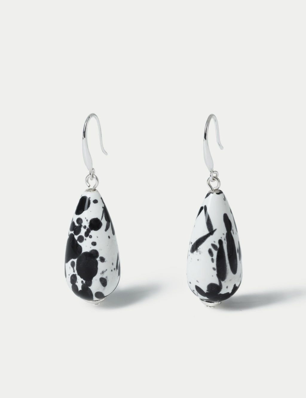 Multi Effect Pebble Ball Drop Earrings