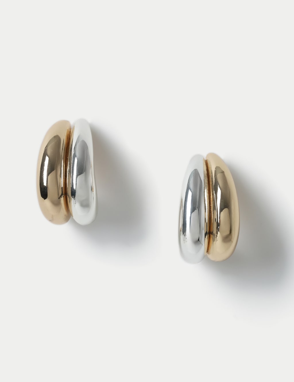 M&S Collection Women's Multi Tone Together Earrings - Metal, Metal