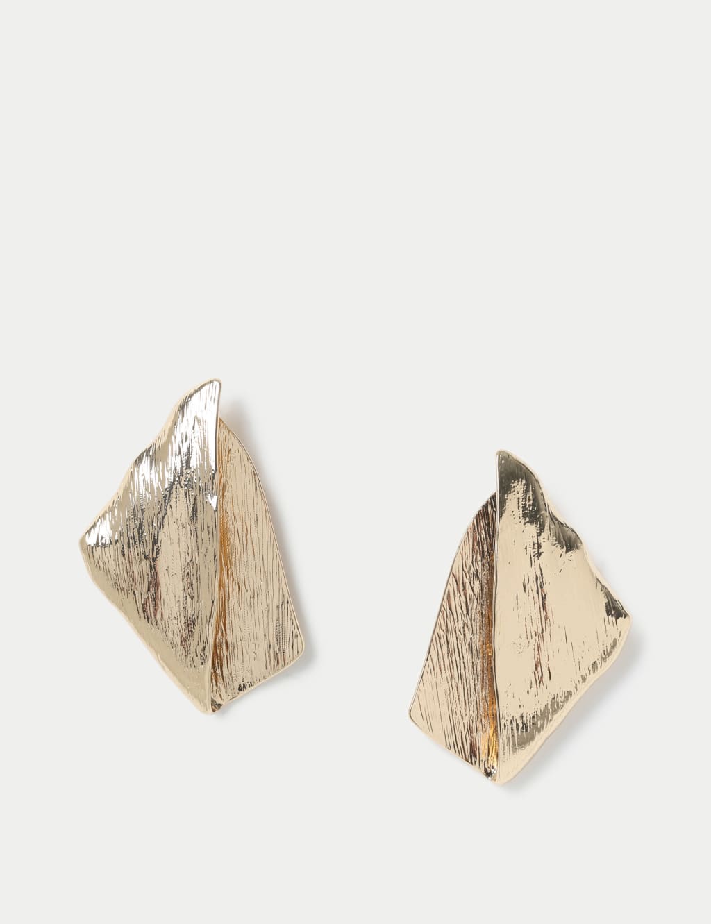 Oversized Etch Detail Earrings