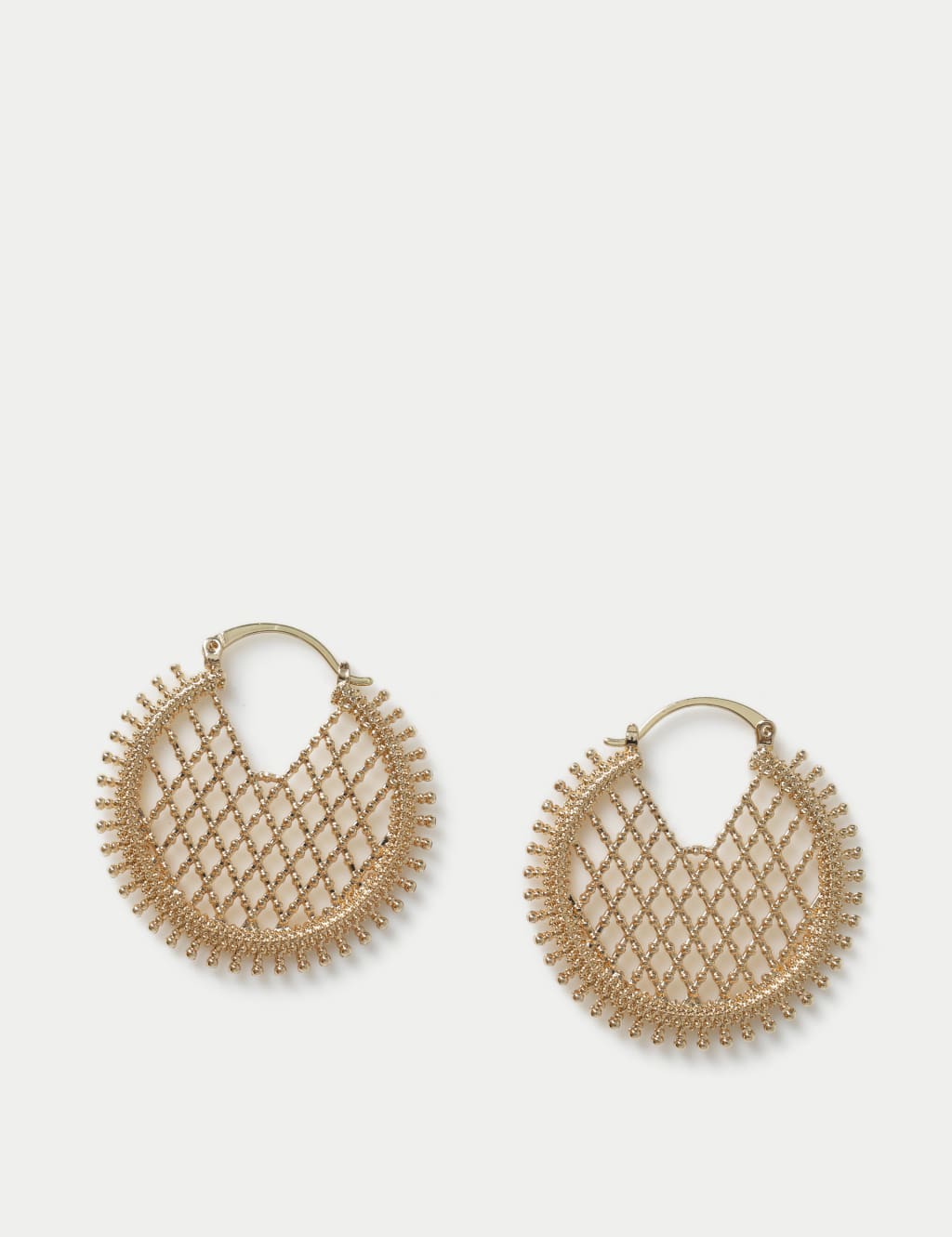 Circular Pattern Detail Earrings