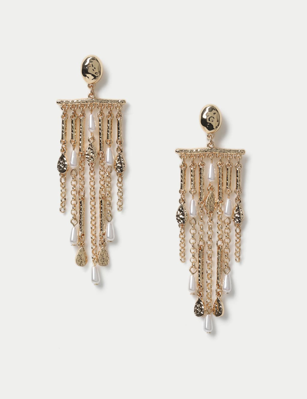 Pearl Tassel Earrings
