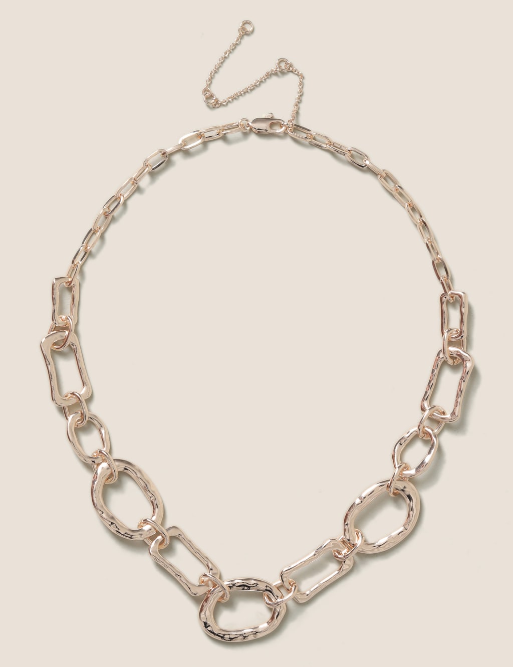 M&S Chunky Chain Necklace Golden Rose