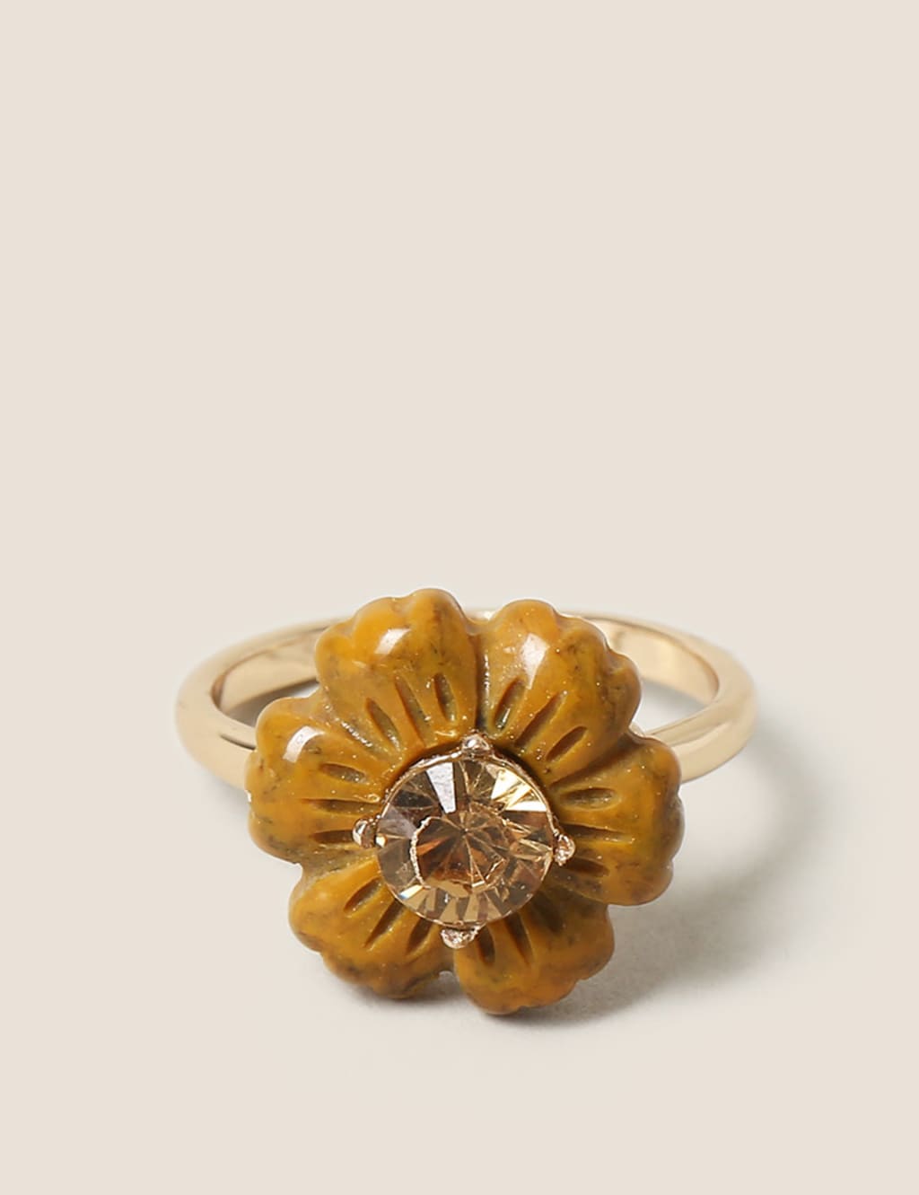 M&S Flower Ring Mustard