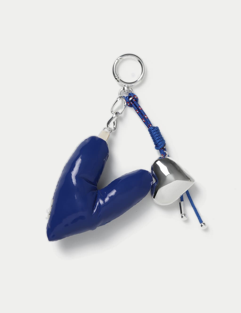 Blue Heart Bag Charm