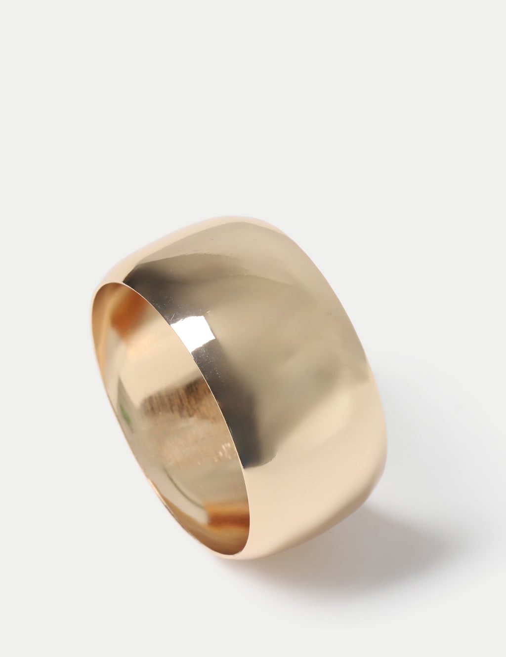 Gold Tone Oversized Bangle