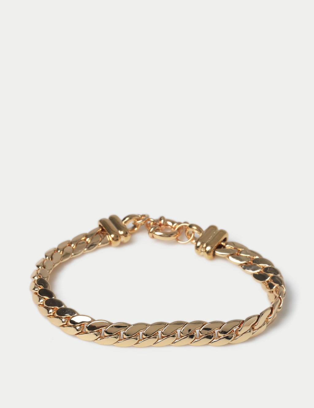 Gold Tone Chunky Chain Bracelet