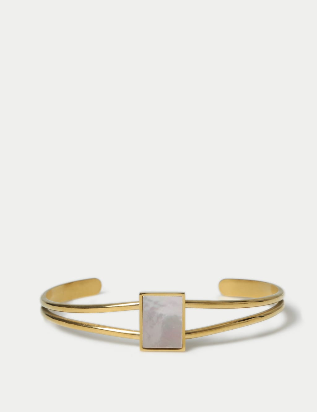 Mother of Pearl Square Cuff