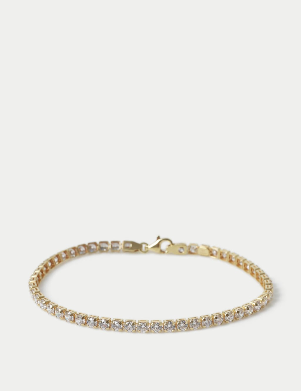 925 Sterling Silver Cubic Zirconia Tennis Bracelet