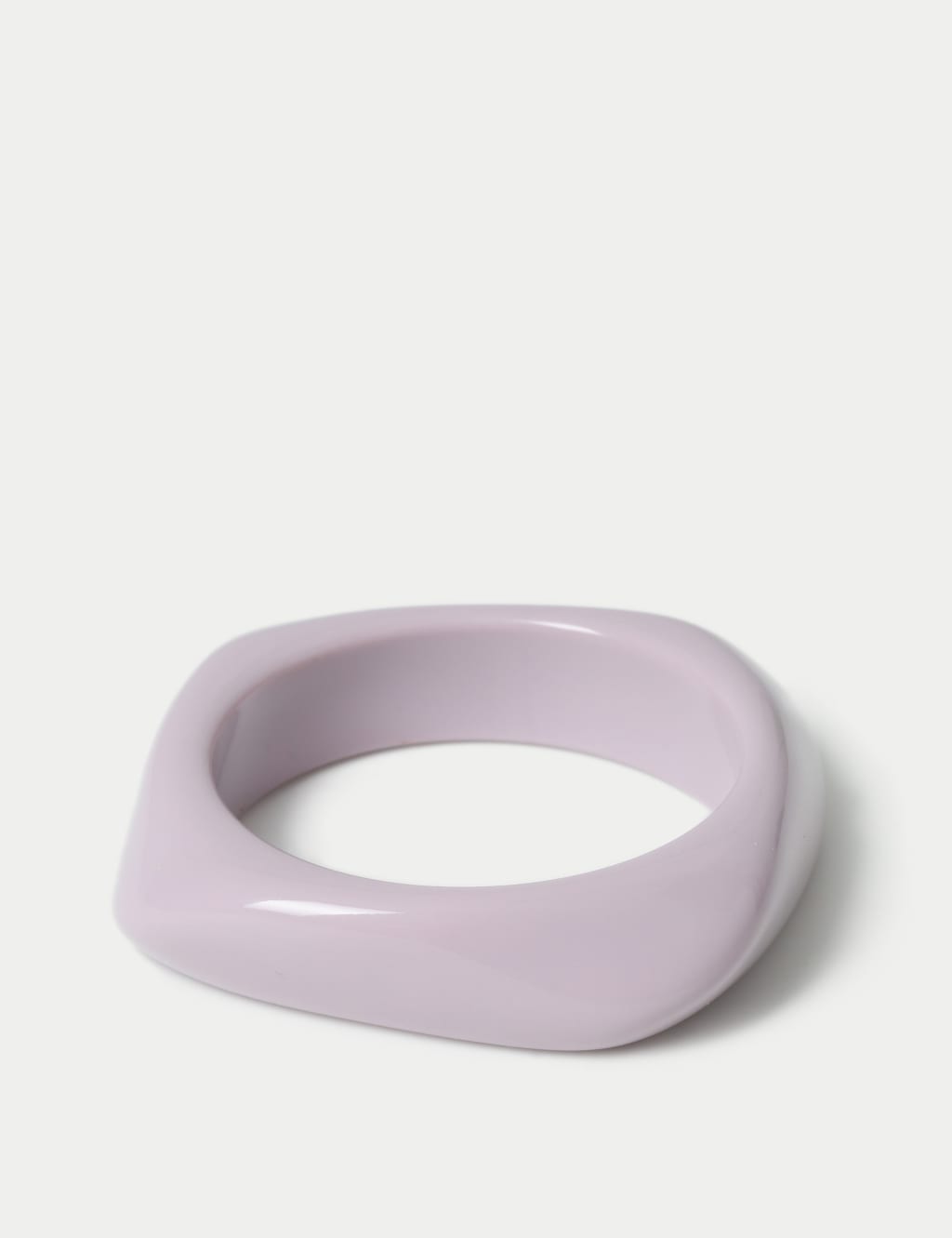 Green Resin Square Bangle