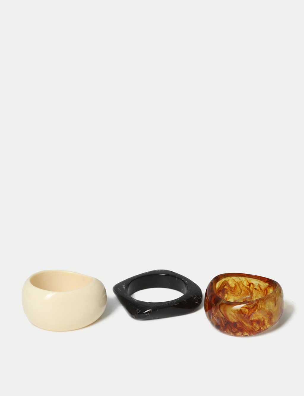 3 Pack Resin Bangle Set