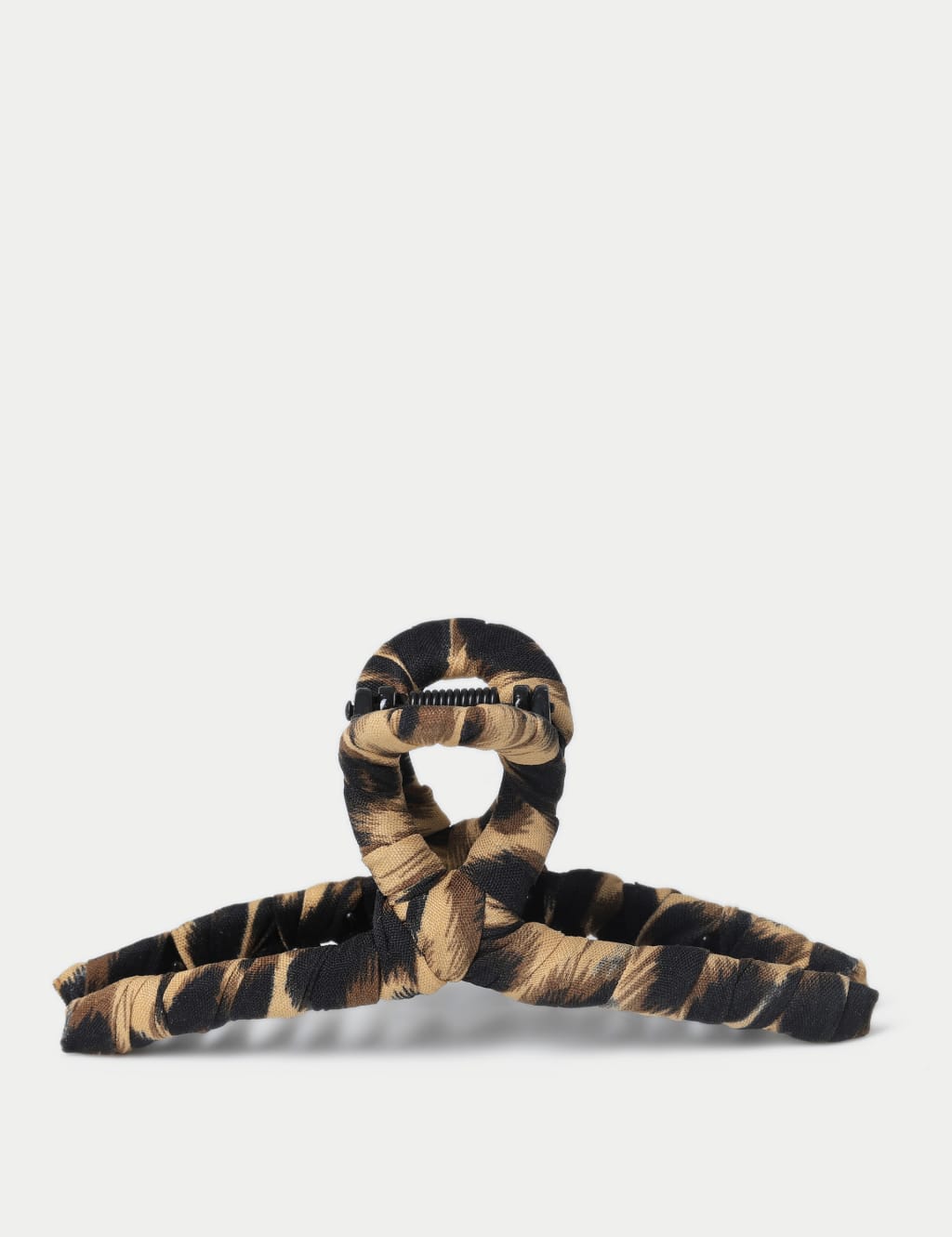 Fabric Wrap Leopard Bow Claw