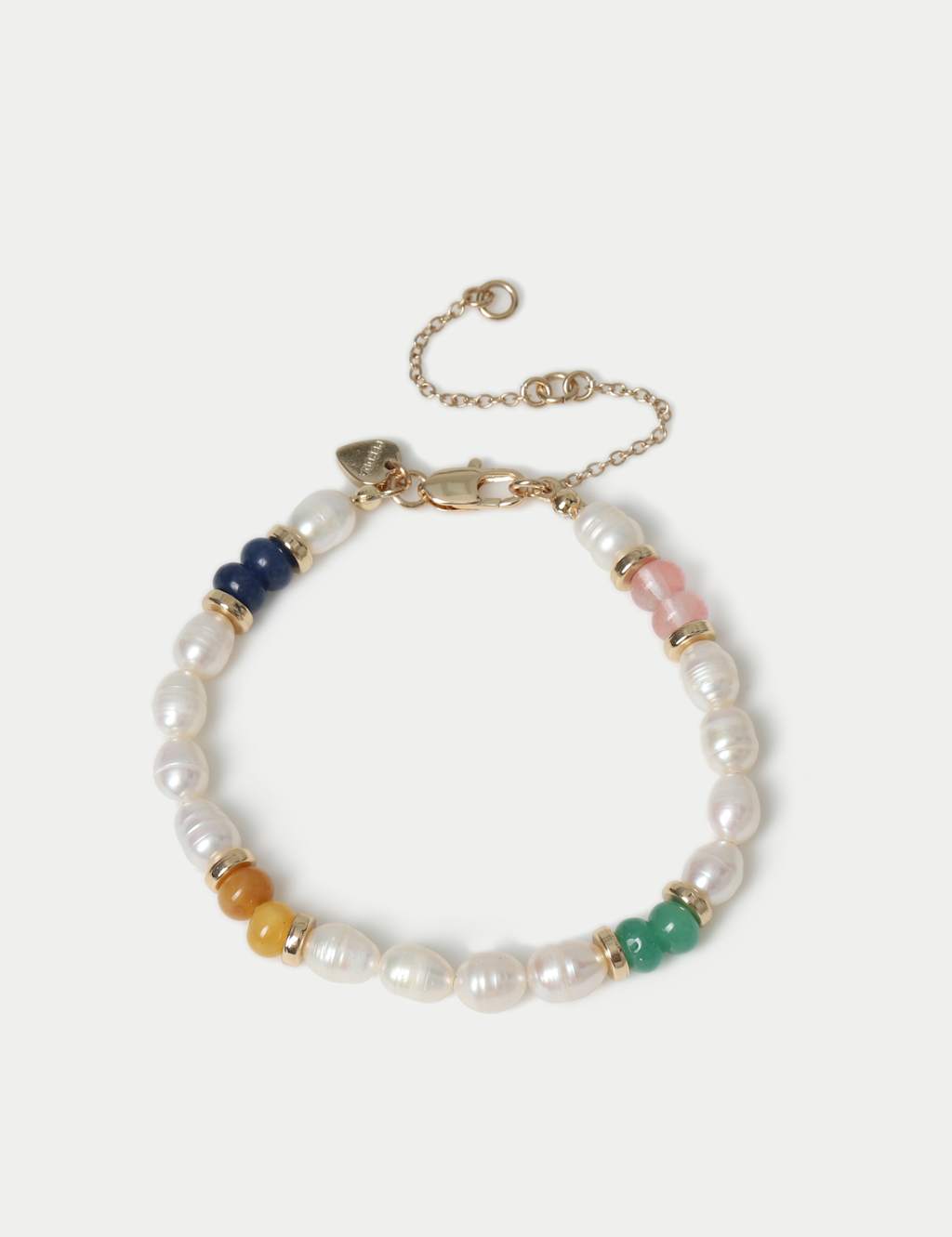 Per Una Fresh Water Pearl And Natural Stone Bracelet Multi