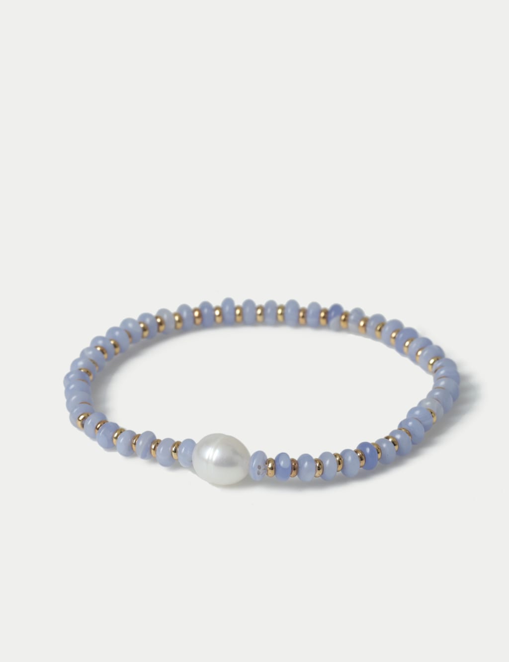 14ct Gold Plated Semi Precious Stretch Wristwear