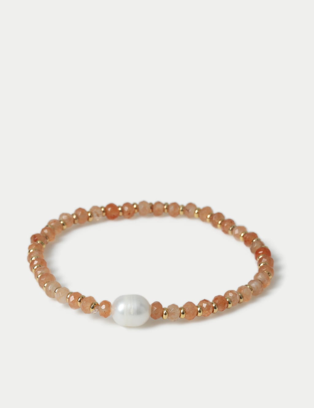 14ct Gold Plated Semi Precious Stretch Wristwear