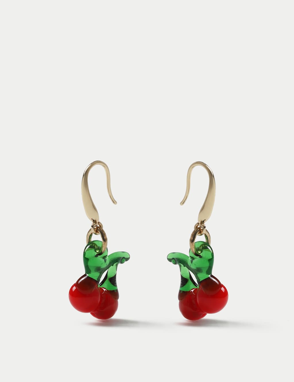 M&S Collection Women's Cherry Earrings - Gold, Gold
