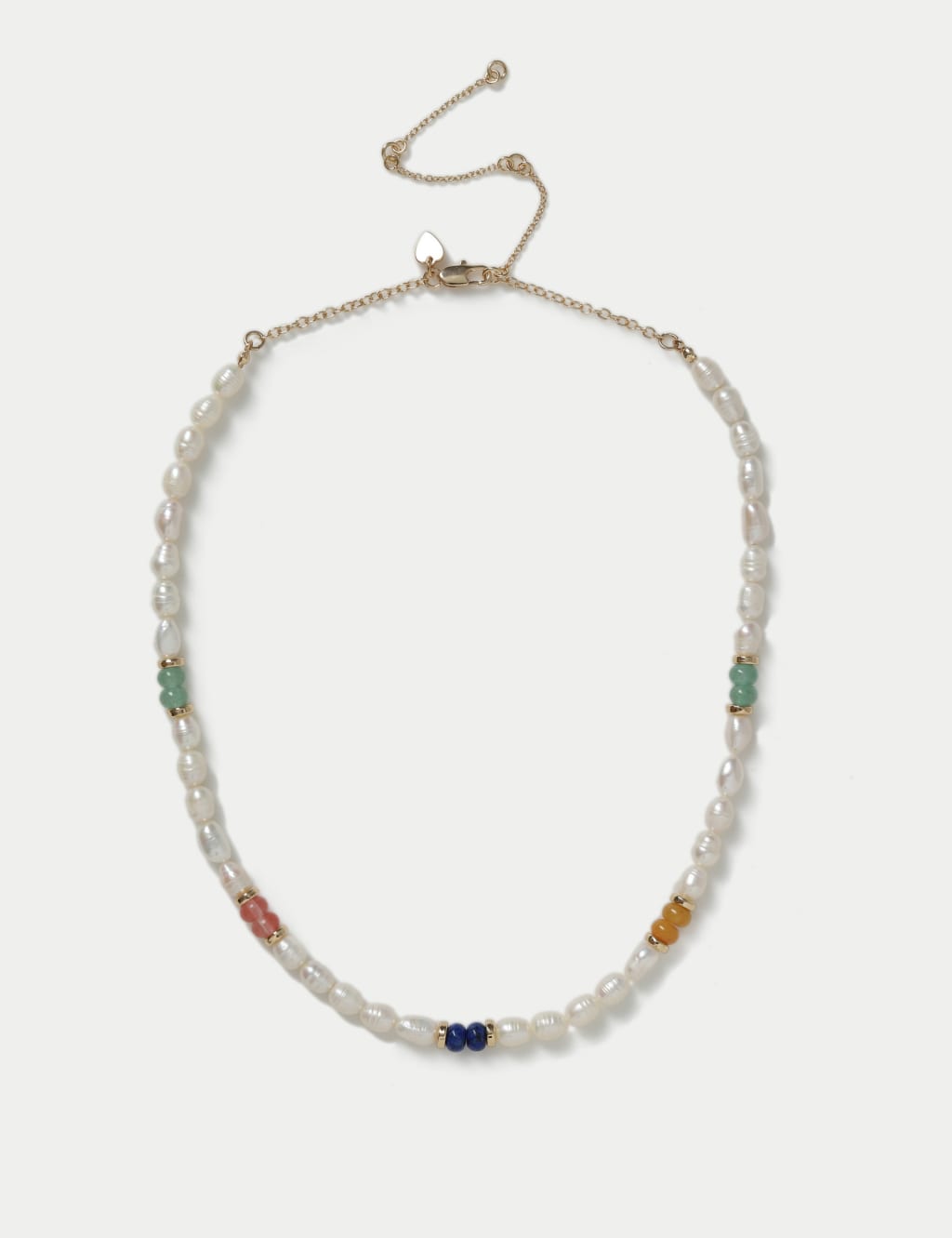 Fresh Water Multi Pearl Beaded Necklace