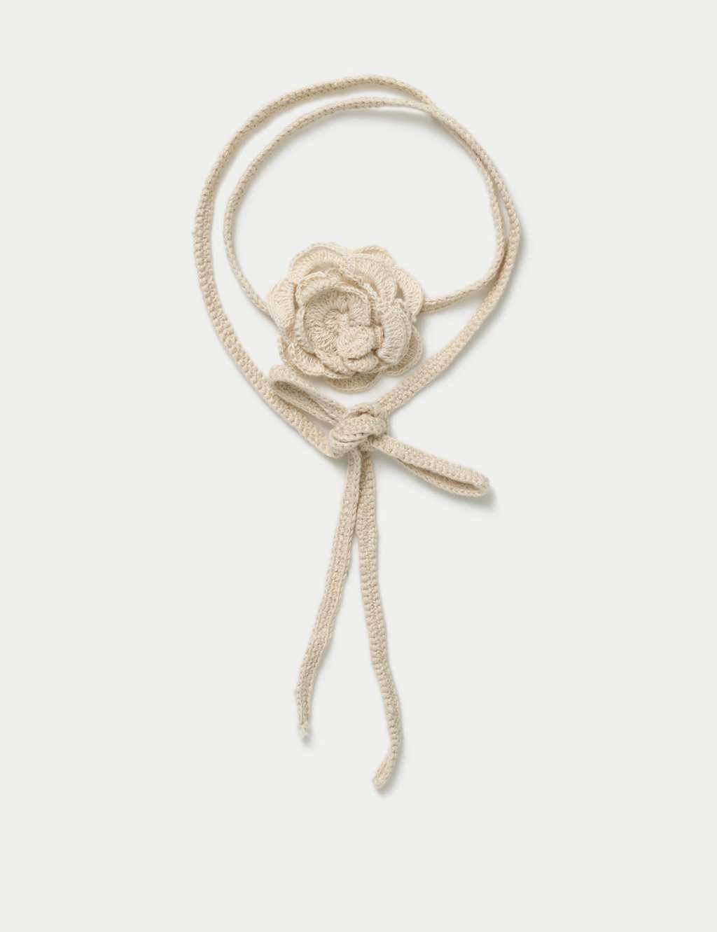 M&S Collection Women's Crochet Choker - Beige, Beige
