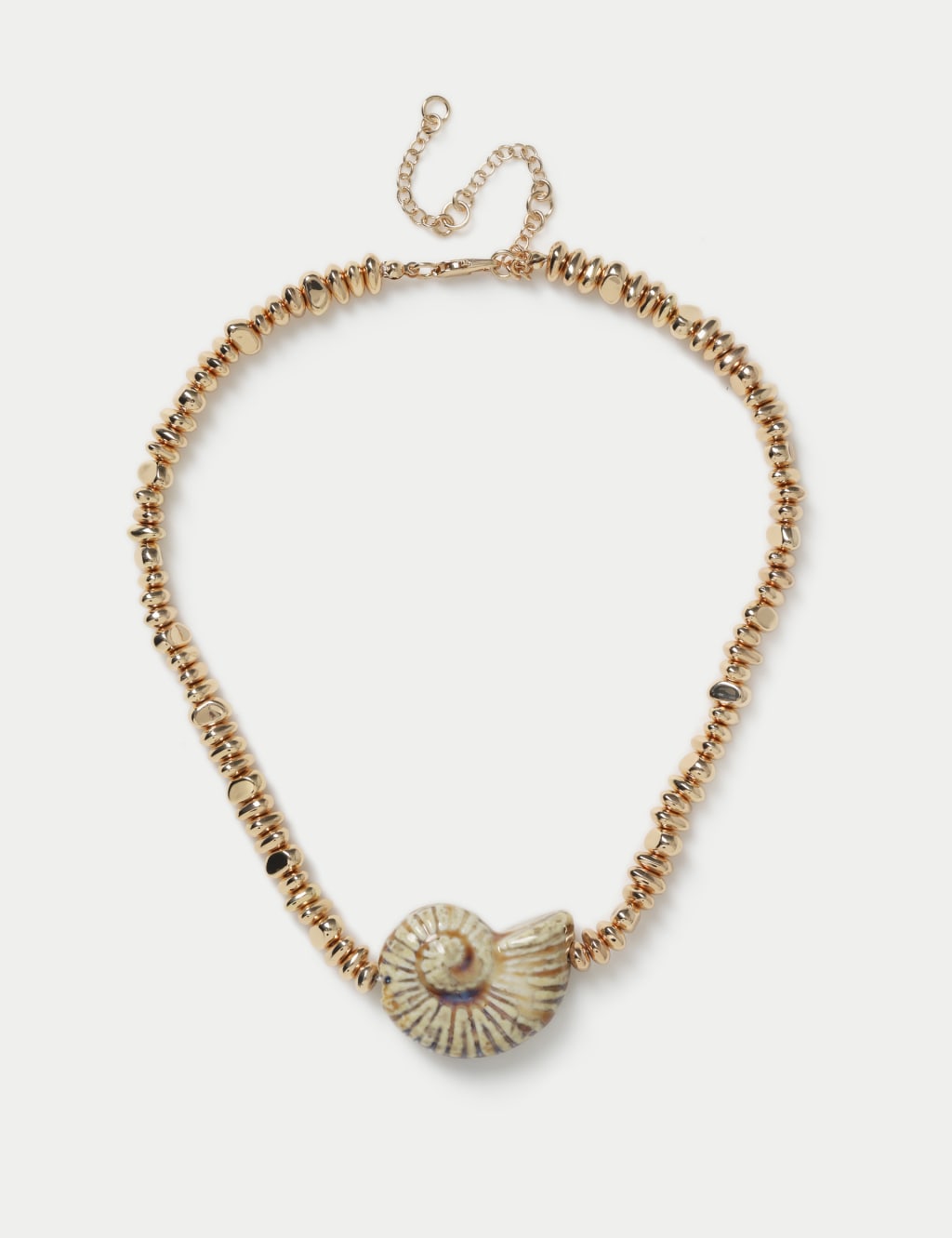 Nugget and Shell Necklace