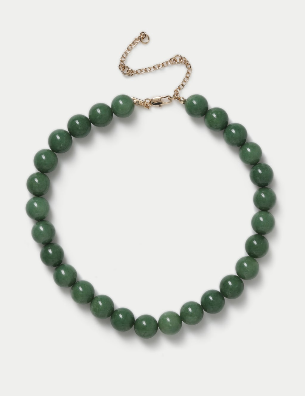 Green Natural Stone Necklace
