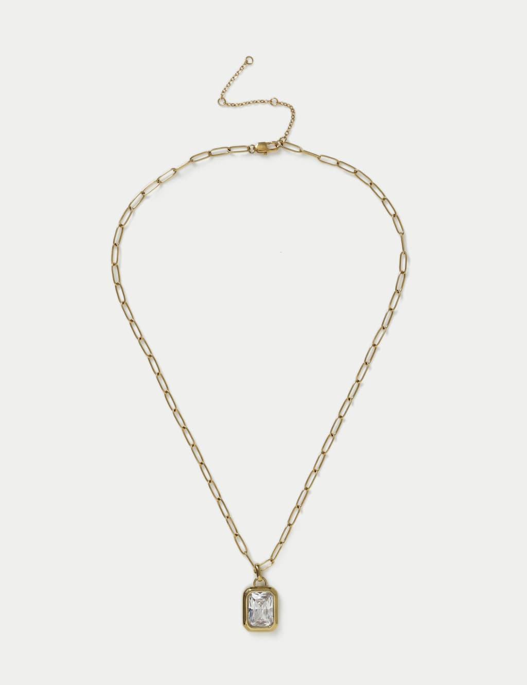 Cubic Zirconia Pendant Necklace