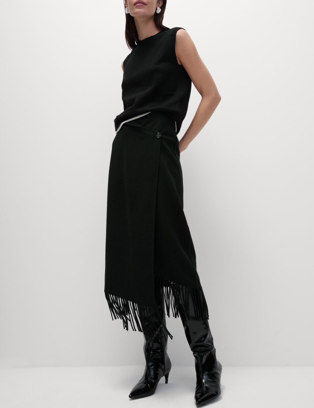 Petite wrap skirts discount
